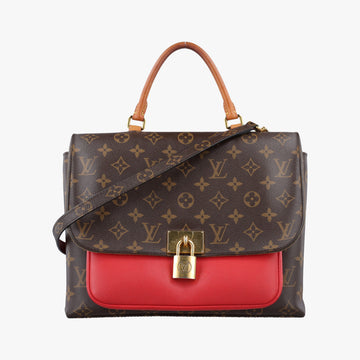 MARIGNAN Brown×COQUELICOT Monogram Canvas×calf leather M44286 FL0189マリニャン モノグラム/ブラウン×コクリコ モノグラムキャンバス×カーフレザー M44286 FL0189