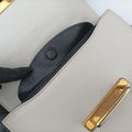 Cahier Black×white Leather×SAFFIANO Leather 1BD045 25カイエ ブラック×ホワイト レザー×サフィアーノレザー 1BD045 25