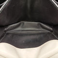 Cahier Black×white Leather×SAFFIANO Leather 1BD045 25カイエ ブラック×ホワイト レザー×サフィアーノレザー 1BD045 25