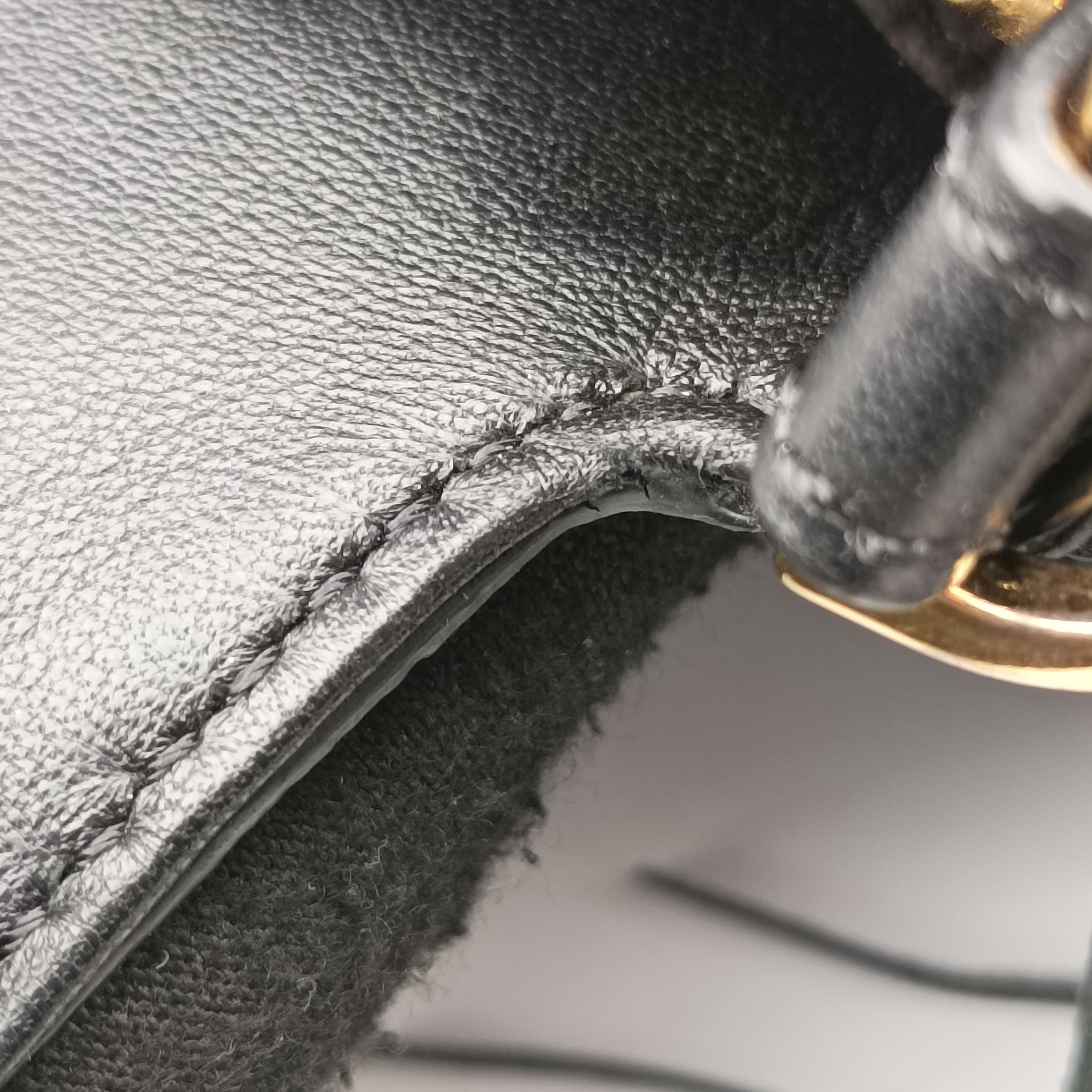 BAGUETTE Black Leather 8BR600 8BR600-A003-179-10429マンマバケット ブラック レザー 8BR600 8BR600-A003-179-10429
