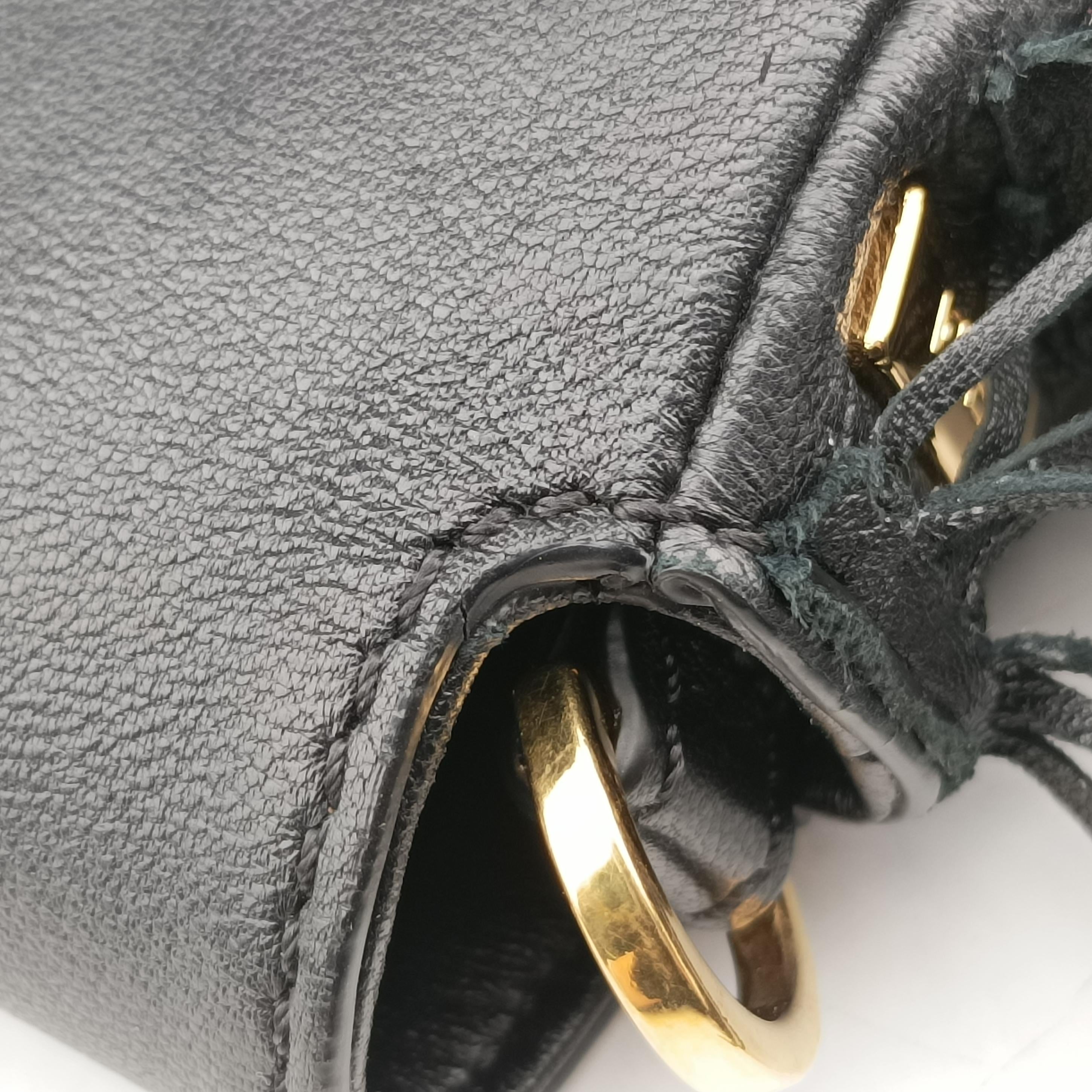 BAGUETTE Black Leather 8BR600 8BR600-A003-179-10429マンマバケット ブラック レザー 8BR600 8BR600-A003-179-10429