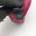 Crocodile embossed Pink leather 197クロコ 型押し ピンク レザー 197