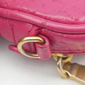 Crocodile embossed Pink leather 197クロコ 型押し ピンク レザー 197