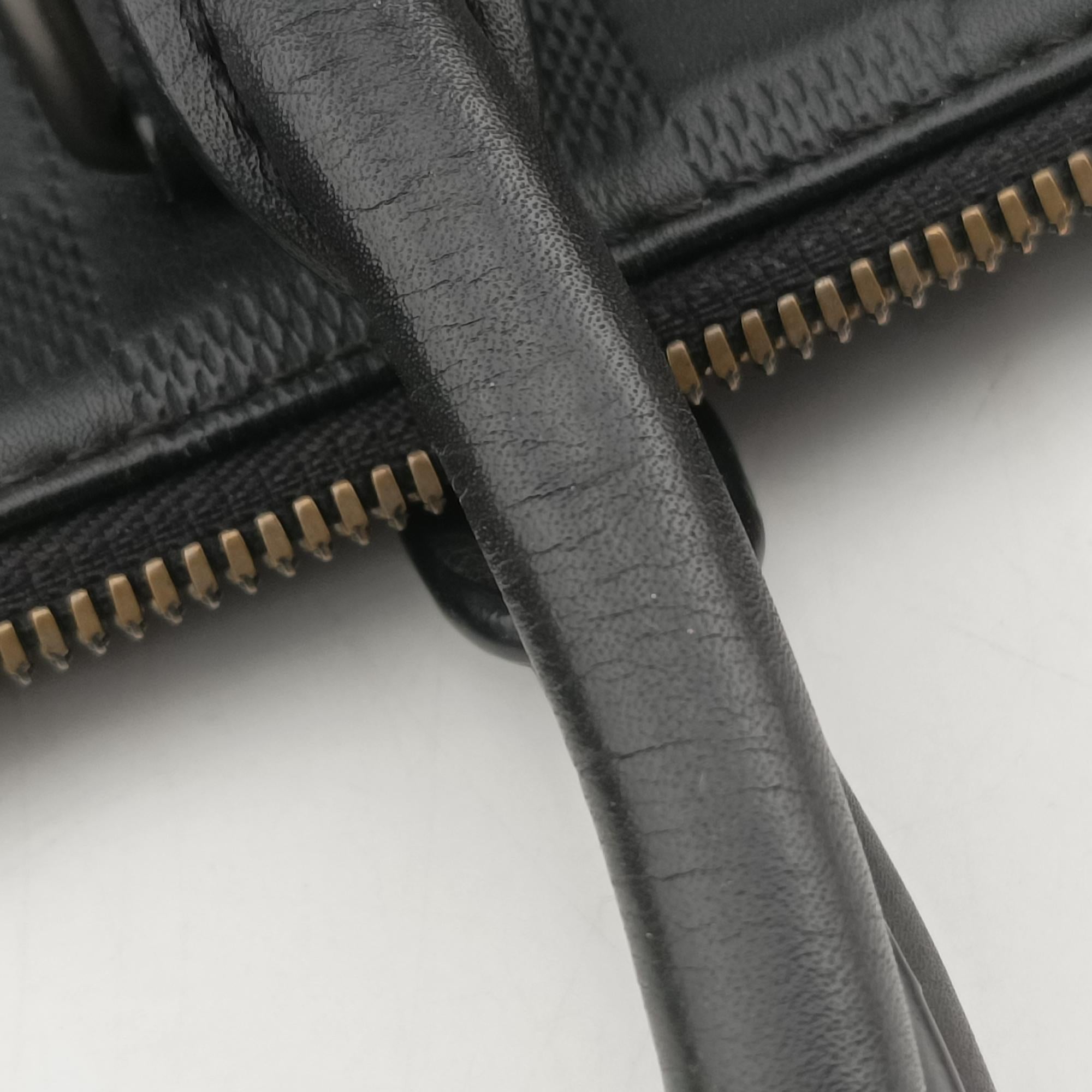 Porte Documents Jour Noir Damier Graphite N48224 CA1185ポルトドキュマン ジュール ノワール ダミエ グラフィット N48224 CA1185