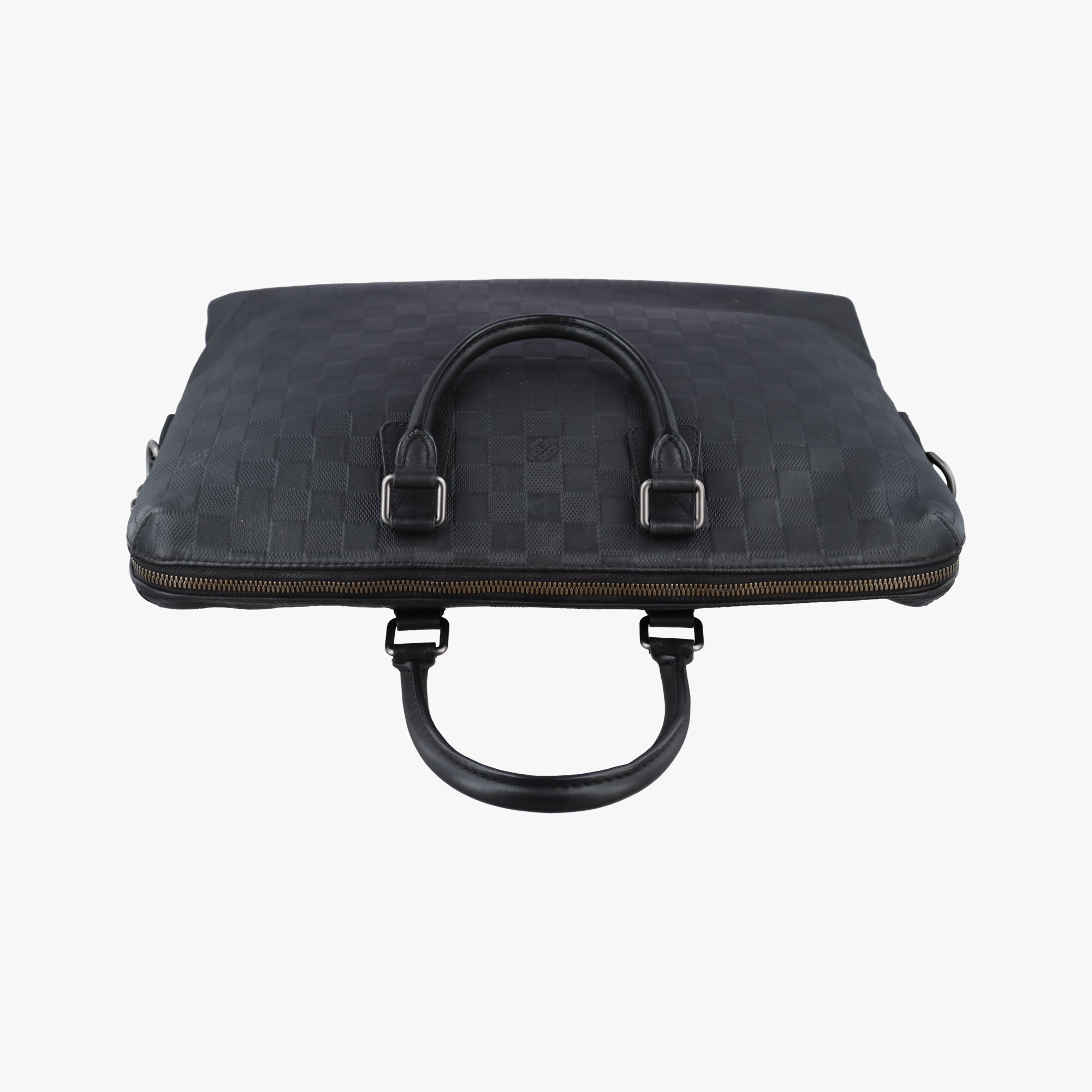 Porte Documents Jour Noir Damier Graphite N48224 CA1185ポルトドキュマン ジュール ノワール ダミエ グラフィット N48224 CA1185