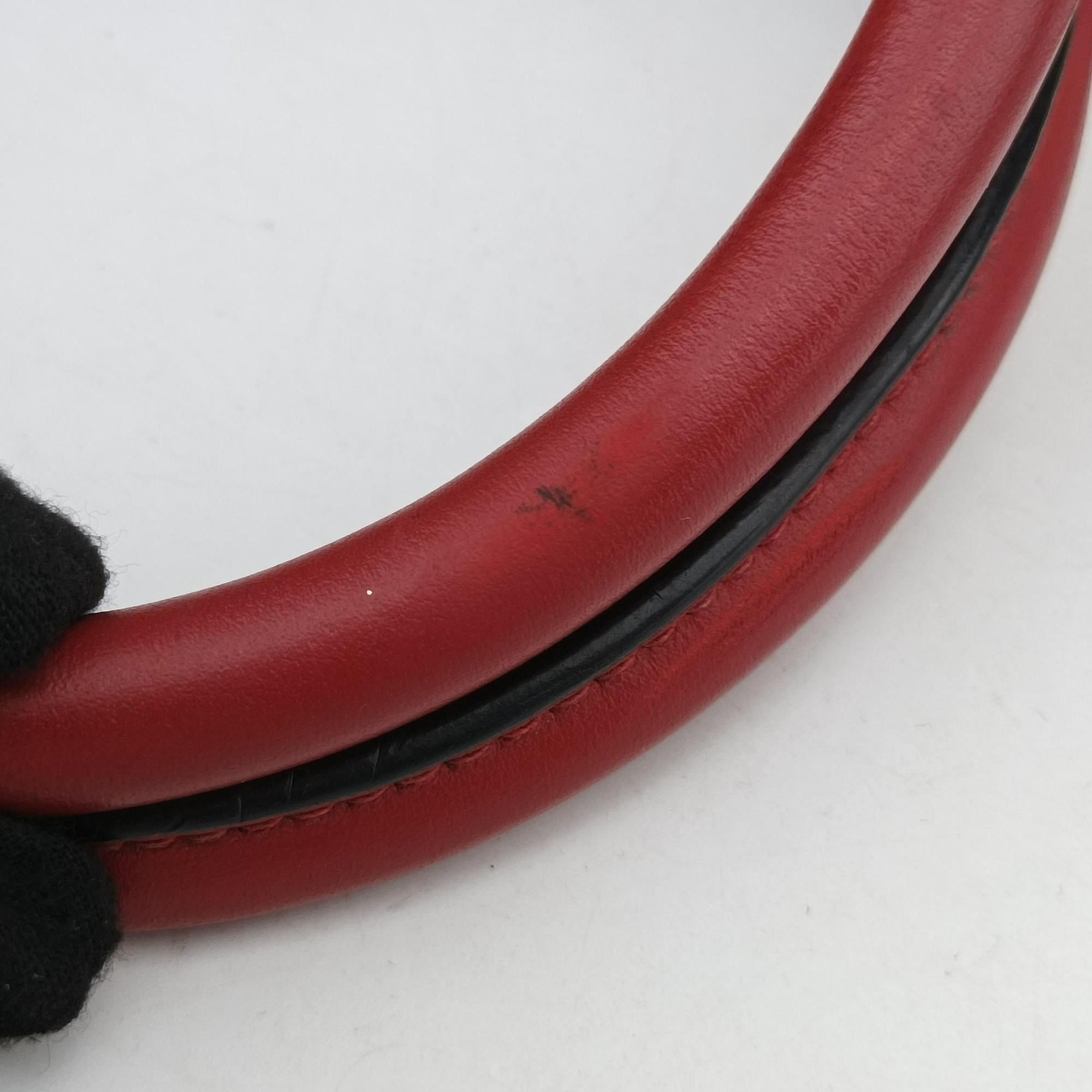 Paradigm Red saffiano leather 7/1パラディグム レッド サフィアーノレザー 7/1