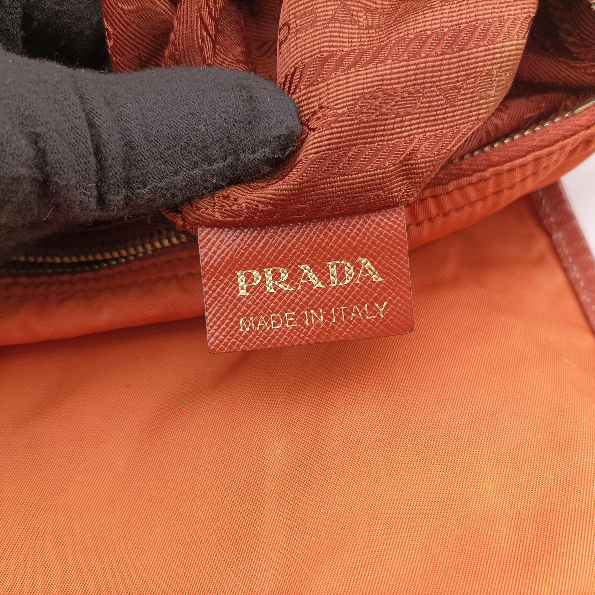 VELA Orange Nylon × Leather BT1738 31 4ヴェラ オレンジ ナイロン × レザー BT1738 31 4