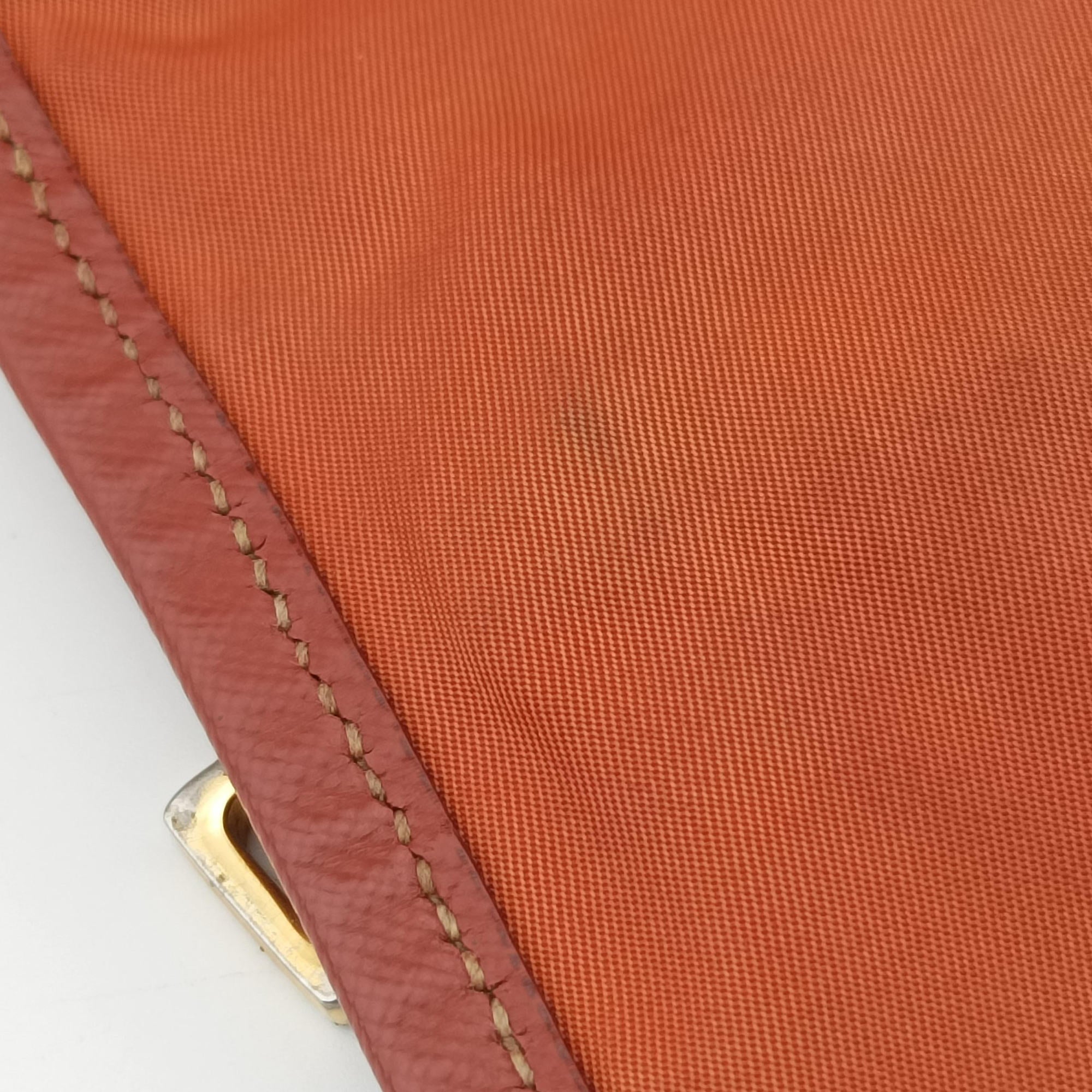 VELA Orange Nylon × Leather BT1738 31 4ヴェラ オレンジ ナイロン × レザー BT1738 31 4