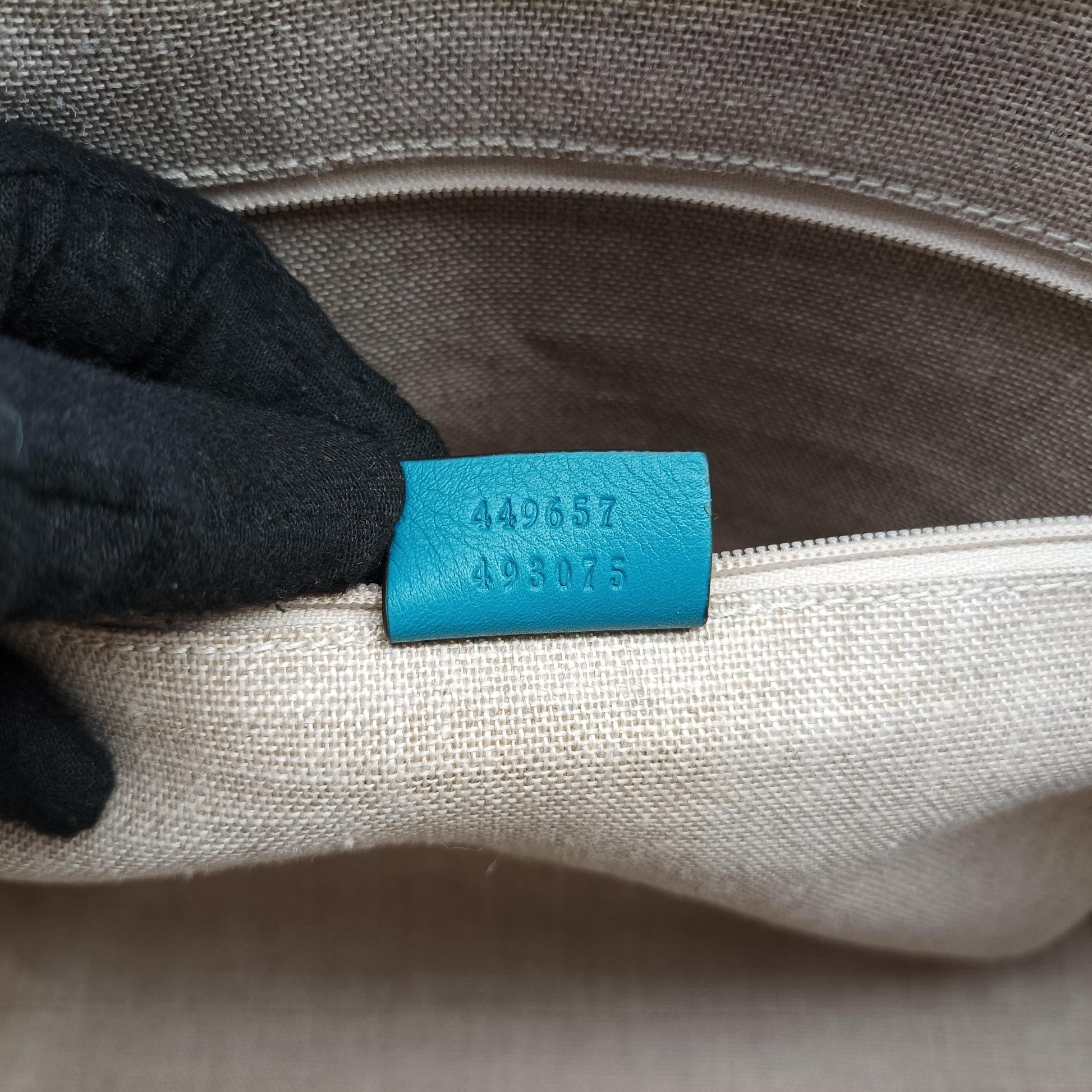 Microguccissima Blue Leather 449657 F021055535マイクログッチシマ ブルー レザー 449657 F021055535