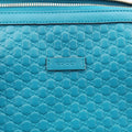 Microguccissima Blue Leather 449657 F021055535マイクログッチシマ ブルー レザー 449657 F021055535