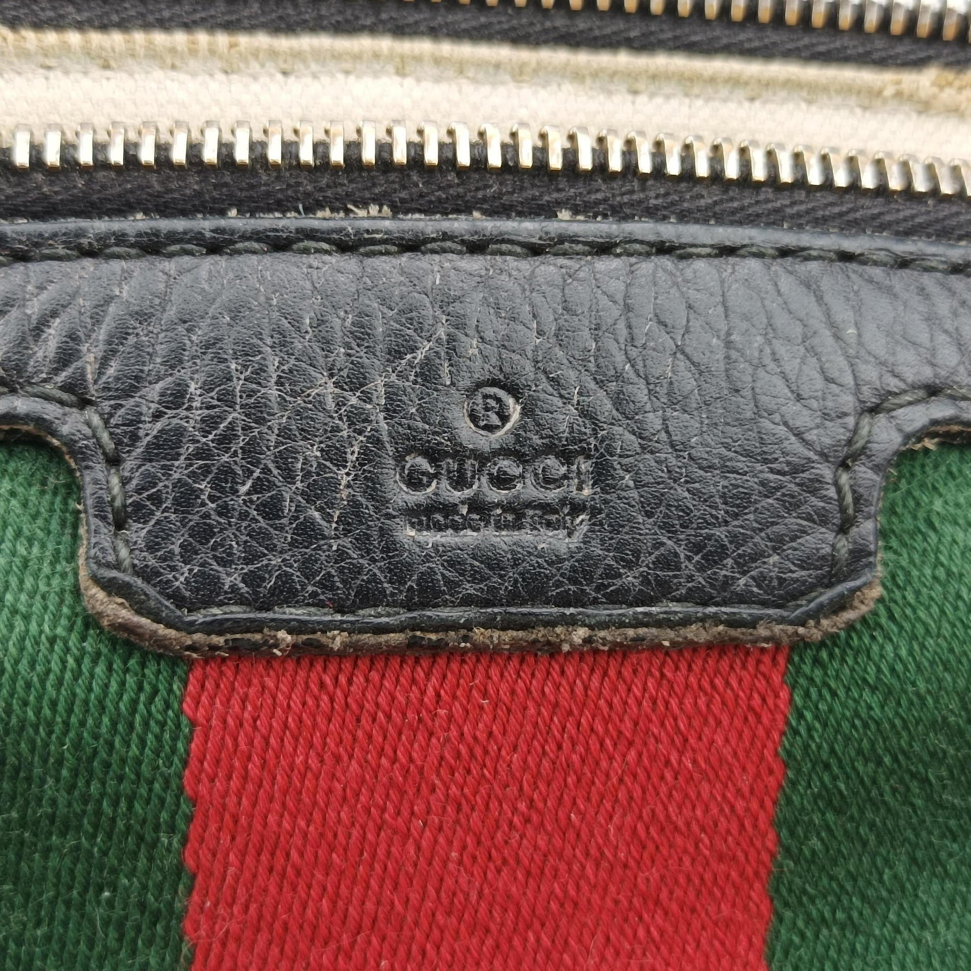 Sherry Line Black x Red x Green Leather 247205 Lot number unknownシェリーライン ブラック×レッド×グリーン レザー 247205 製番不明