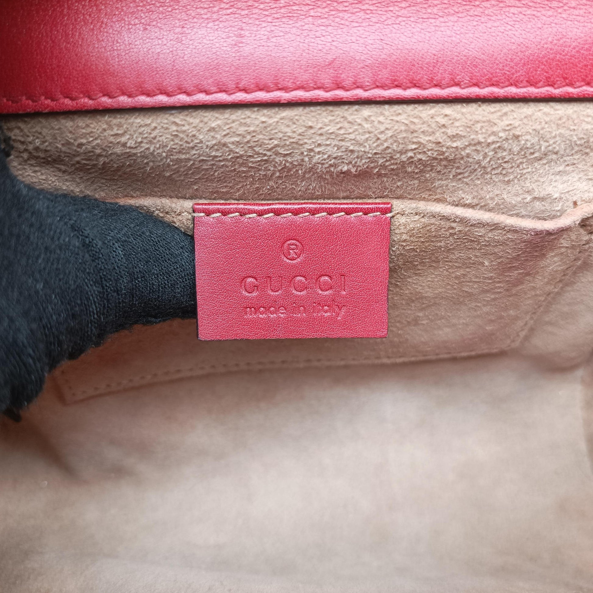 Padlock Red Leather 432182 F021822215パドロック レッド レザー 432182 F021822215