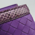 Intrecciato Purple lambskin×snakeskin B04785179Qイントレチャート パープル ラムスキン×ヘビ革 B04785179Q