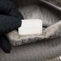 D Logo Mini Boston White Leather 04-BO-0016Dロゴ ミニボストン ホワイト レザー 04-BO-0016