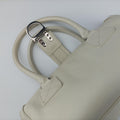 D Logo Mini Boston White Leather 04-BO-0016Dロゴ ミニボストン ホワイト レザー 04-BO-0016