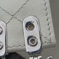 D Logo Mini Boston White Leather 04-BO-0016Dロゴ ミニボストン ホワイト レザー 04-BO-0016