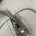 D Logo Mini Boston White Leather 04-BO-0016Dロゴ ミニボストン ホワイト レザー 04-BO-0016