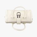 D Logo Mini Boston White Leather 04-BO-0016Dロゴ ミニボストン ホワイト レザー 04-BO-0016