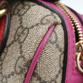 GG SUPREME Beige x Red x Pink PVC coated canvas×leather 432123 B019791425GGスプリーム ベージュ×レッド×ピンク PVCコーティングキャンバス×レザー 432123 B019791425