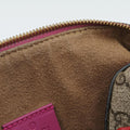 GG SUPREME Beige x Red x Pink PVC coated canvas×leather 432123 B019791425GGスプリーム ベージュ×レッド×ピンク PVCコーティングキャンバス×レザー 432123 B019791425