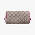 GG SUPREME Beige x Red x Pink PVC coated canvas×leather 432123 B019791425GGスプリーム ベージュ×レッド×ピンク PVCコーティングキャンバス×レザー 432123 B019791425