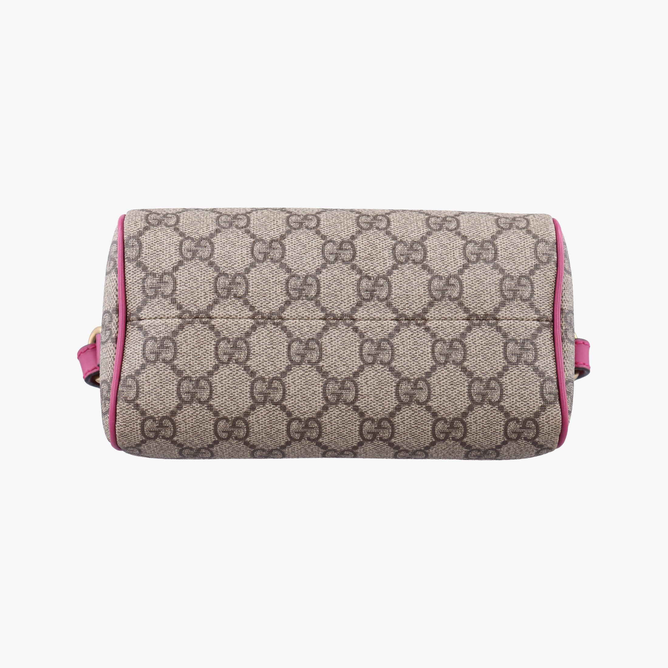 GG SUPREME Beige x Red x Pink PVC coated canvas×leather 432123 B019791425GGスプリーム ベージュ×レッド×ピンク PVCコーティングキャンバス×レザー 432123 B019791425