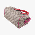 GG SUPREME Beige x Red x Pink PVC coated canvas×leather 432123 B019791425GGスプリーム ベージュ×レッド×ピンク PVCコーティングキャンバス×レザー 432123 B019791425