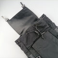Logo motif Black nylon×leather 003.02 ロゴモチーフ ブラック ナイロン×レザー 003.02 