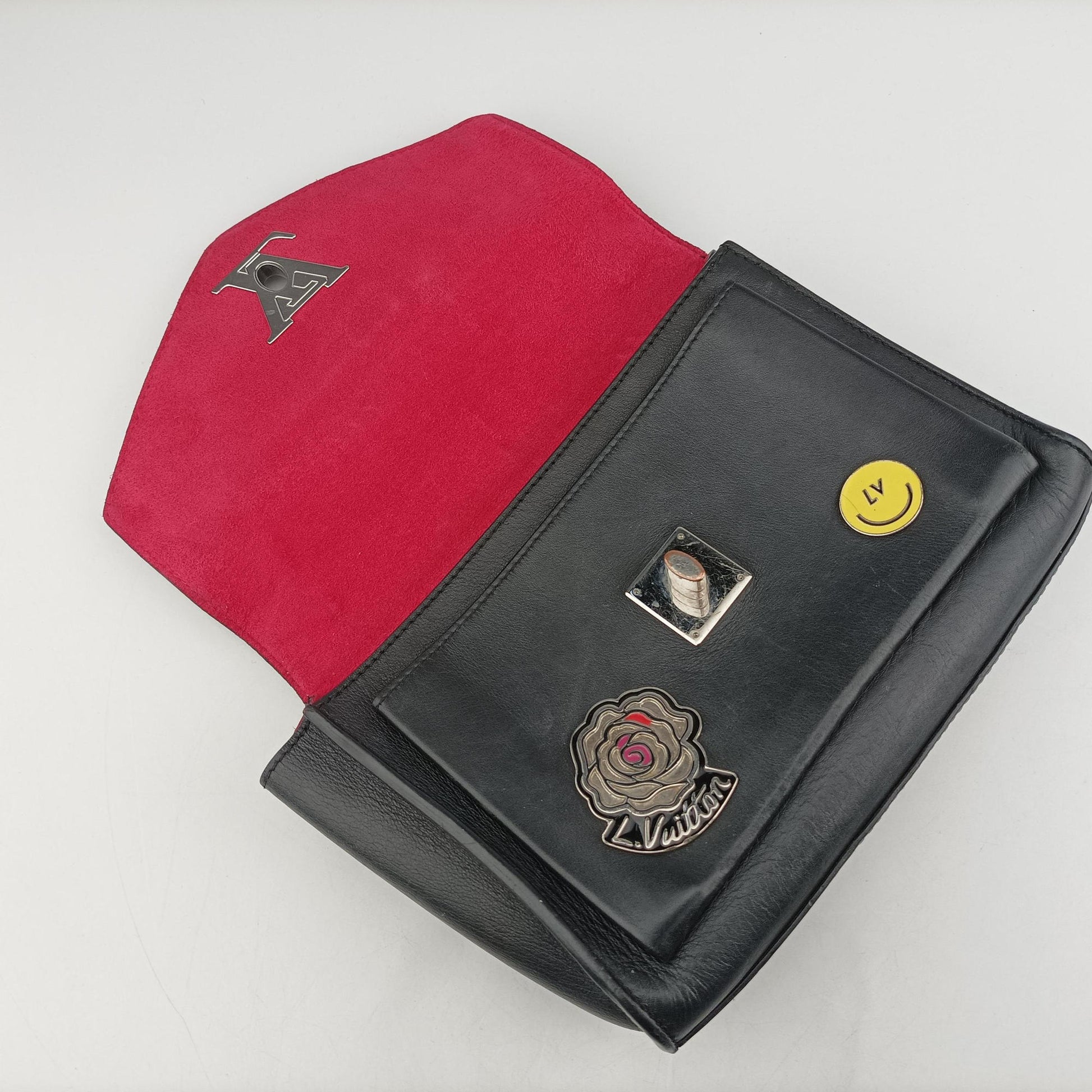 Mylockme Pin BB Black×multicolor leather AR2188 IC Chipマイロックミー ピン BB ブラック×マルチカラー レザー AR2188 ICチップ