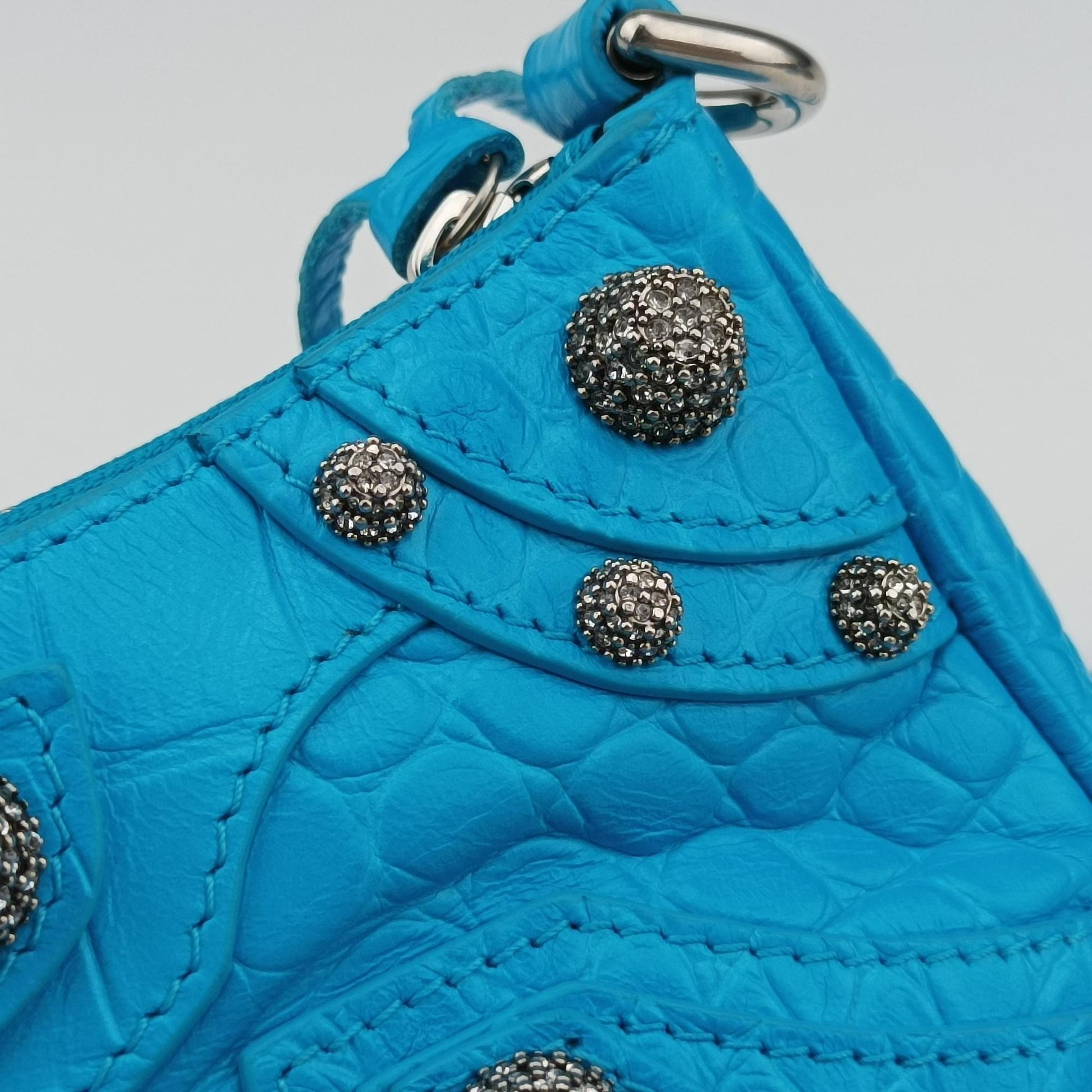 Le Cagole Blue Leather 695814.4624.R.584046ルカゴール ブルー レザー 695814.4624.R.584046
