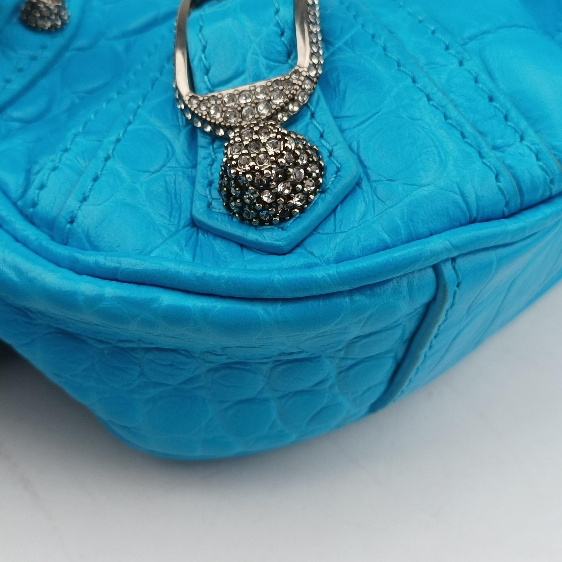 Le Cagole Blue Leather 695814.4624.R.584046ルカゴール ブルー レザー 695814.4624.R.584046