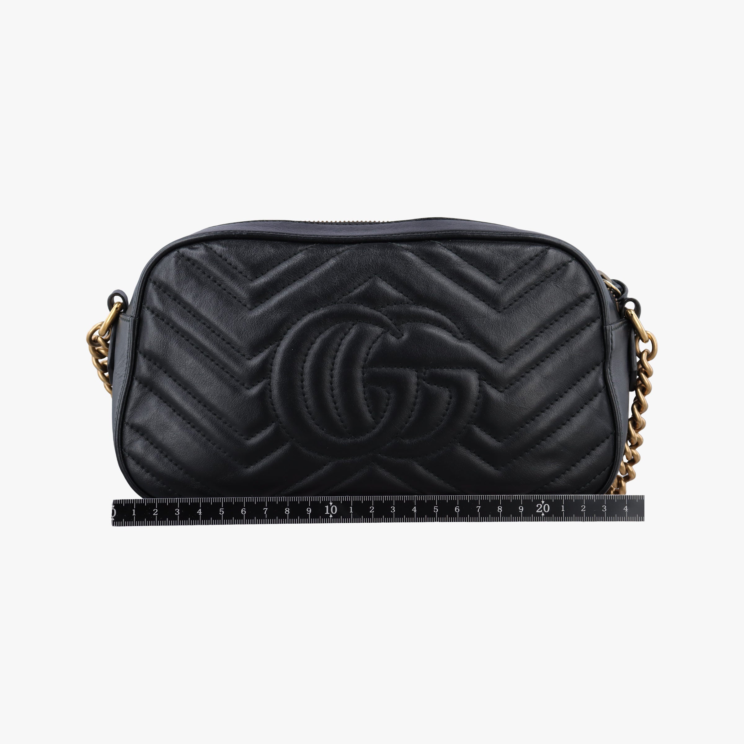 GG Marmont Animalier Black Leather 447632 D022503777GG マーモント アニマリエ ブラック レザー 447632 D022503777