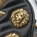 GG Marmont Animalier Black Leather 447632 D022503777GG マーモント アニマリエ ブラック レザー 447632 D022503777