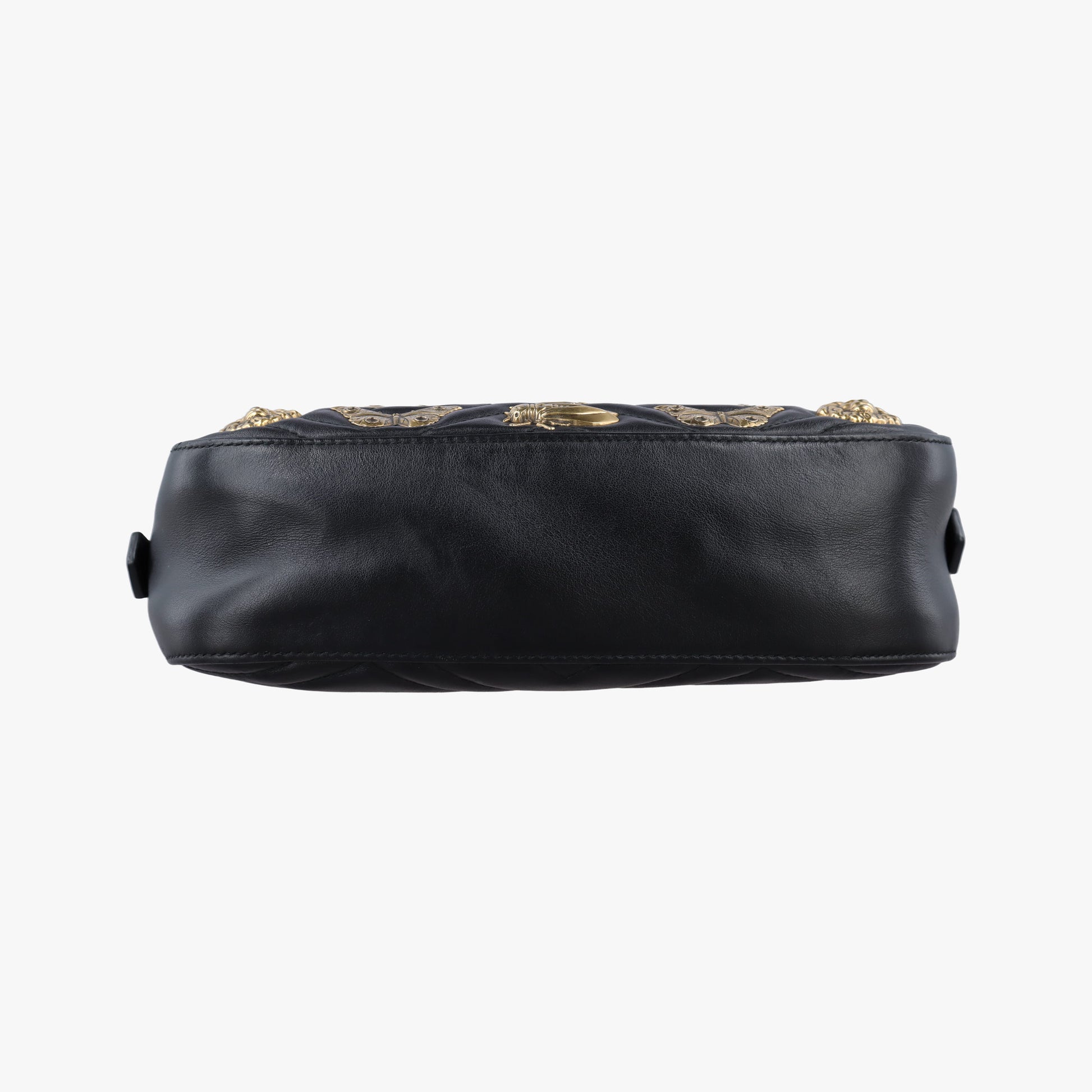 GG Marmont Animalier Black Leather 447632 D022503777GG マーモント アニマリエ ブラック レザー 447632 D022503777