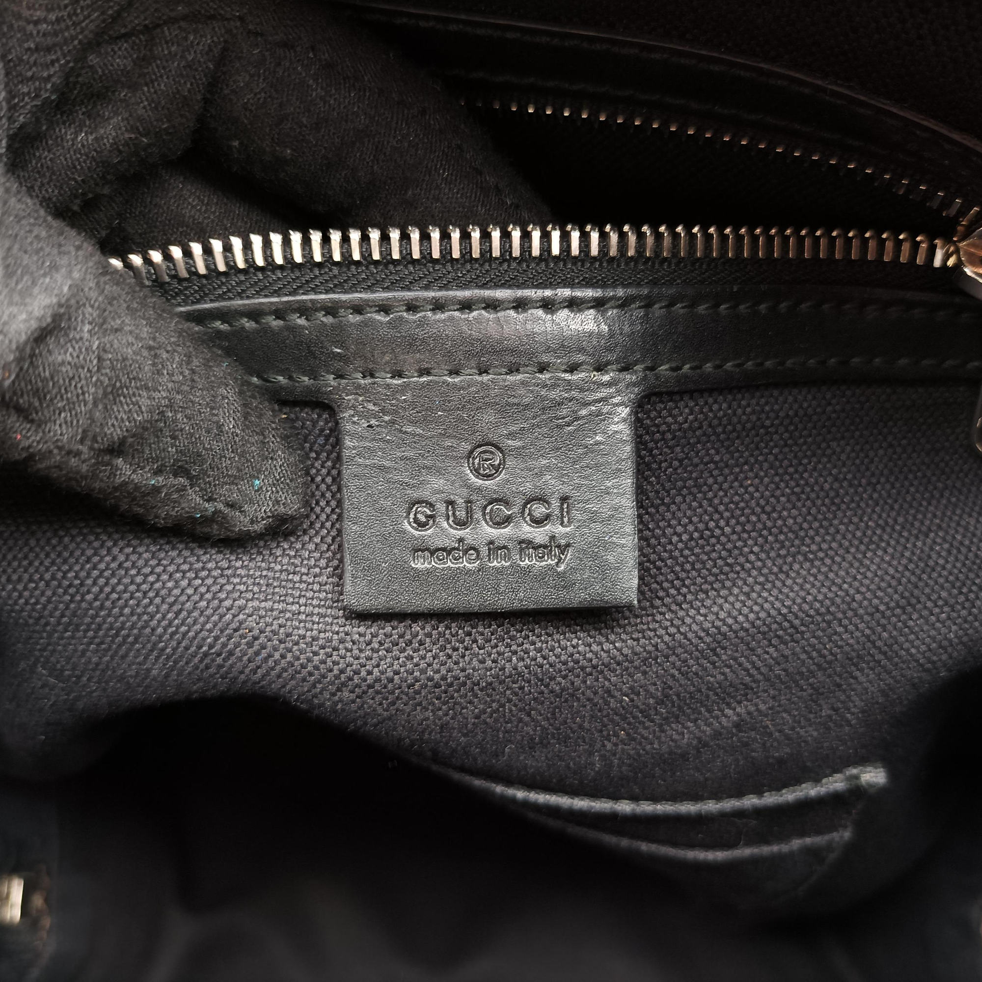 GG Supreme Black PVC coated canvas x Leather 478324 E022330433GGスプリーム ブラック PVCコーティングキャンバス x レザー 478324 E022330433