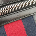 GG Supreme Black PVC coated canvas x Leather 478324 E022330433GGスプリーム ブラック PVCコーティングキャンバス x レザー 478324 E022330433