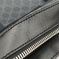 GG Supreme Black PVC coated canvas x Leather 478324 E022330433GGスプリーム ブラック PVCコーティングキャンバス x レザー 478324 E022330433
