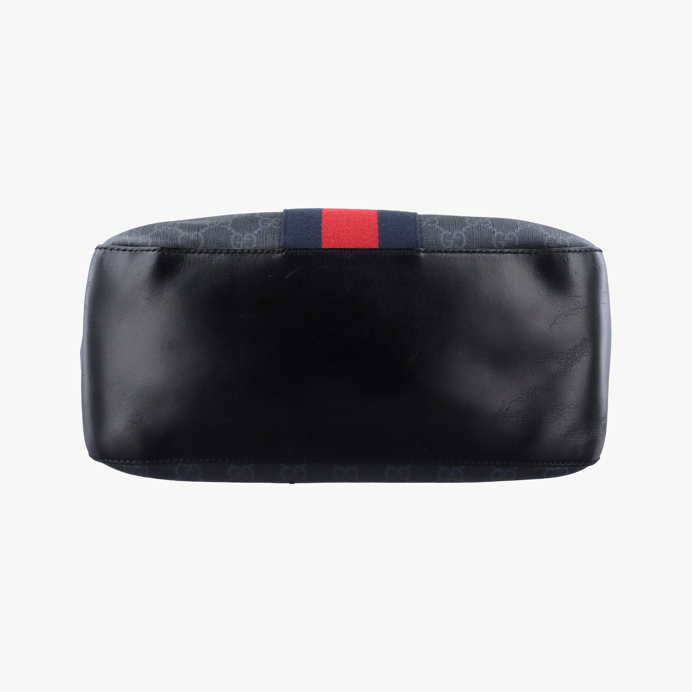 GG Supreme Black PVC coated canvas x Leather 478324 E022330433GGスプリーム ブラック PVCコーティングキャンバス x レザー 478324 E022330433