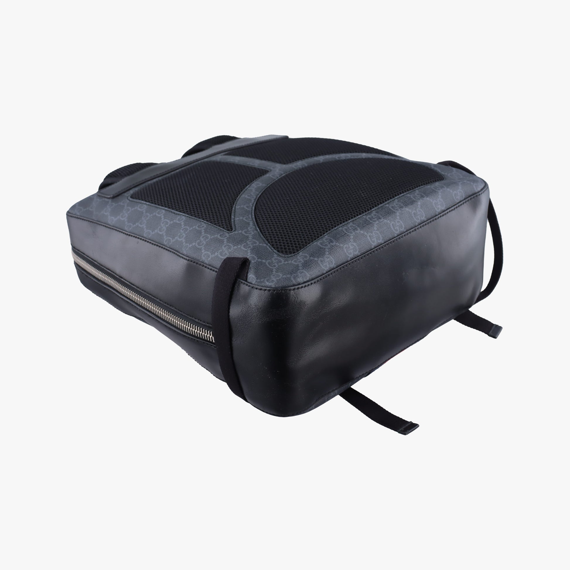 GG Supreme Black PVC coated canvas x Leather 478324 E022330433GGスプリーム ブラック PVCコーティングキャンバス x レザー 478324 E022330433