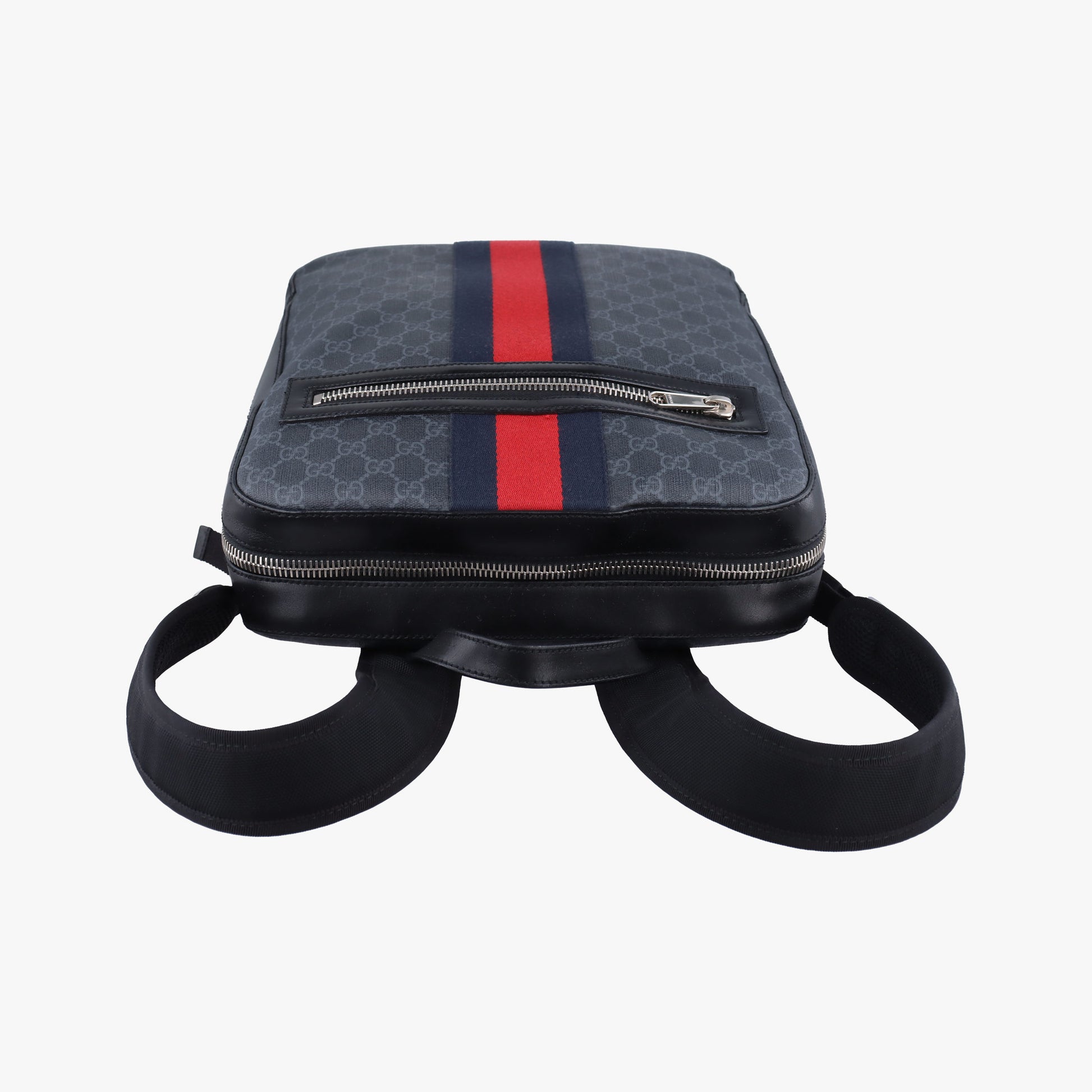 GG Supreme Black PVC coated canvas x Leather 478324 E022330433GGスプリーム ブラック PVCコーティングキャンバス x レザー 478324 E022330433