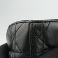 Lady Dior Black lambskin 16-MA-0049レディディオール ブラック ラムスキン 16-MA-0049