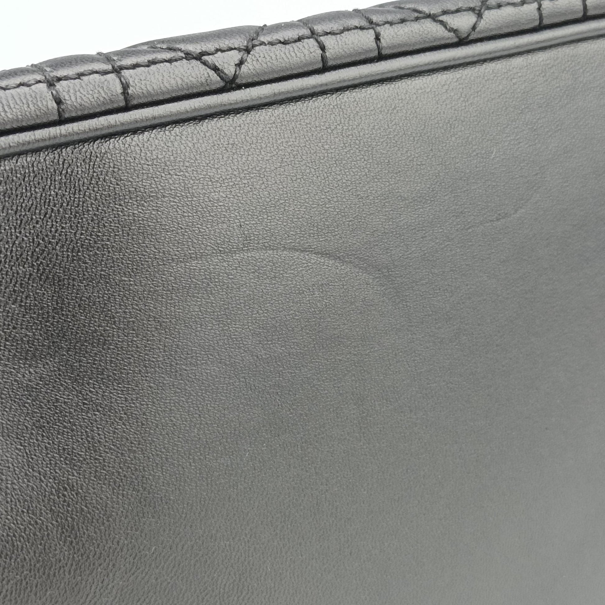 Lady Dior Black lambskin 16-MA-0049レディディオール ブラック ラムスキン 16-MA-0049