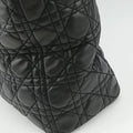 Lady Dior Black lambskin 16-MA-0049レディディオール ブラック ラムスキン 16-MA-0049