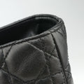 Lady Dior Black lambskin 16-MA-0049レディディオール ブラック ラムスキン 16-MA-0049
