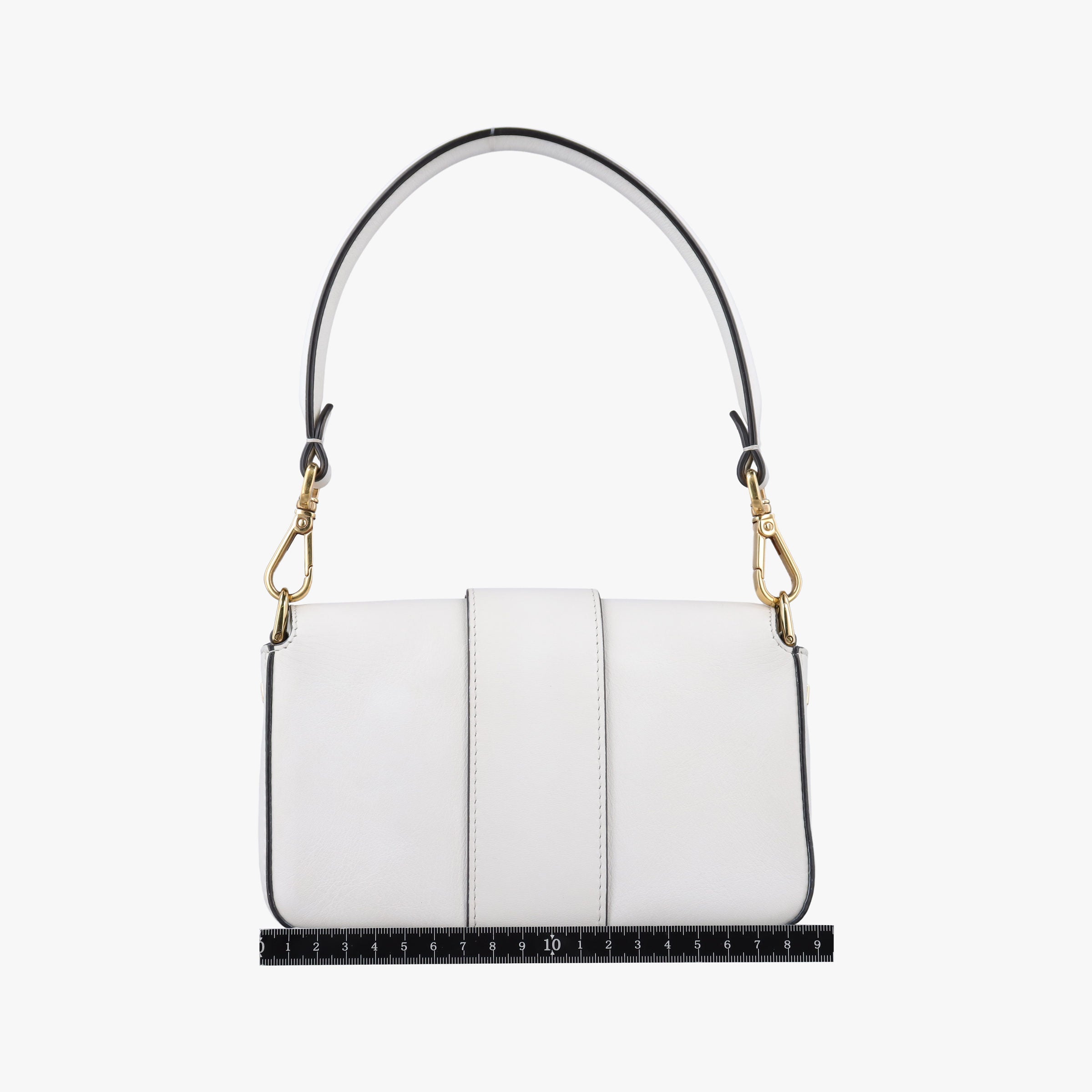 Fendace Brooch Mini Baguette White Leather 8BS066 8BS066-AJT6-228-10429フェンダース ブローチ ミニバゲット ホワイト レザー 8BS066 8BS066-AJT6-228-10429