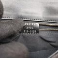 FF Logo Baguette slim Black x Gray canvas×Leather 7M0295 7M0295 A9ZL 218-0059FFロゴ バゲット スリム ブラック×グレー キャンバス ×レザー 7M0295 7M0295 A9ZL 218-0059