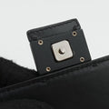 FF Logo Baguette slim Black x Gray canvas×Leather 7M0295 7M0295 A9ZL 218-0059FFロゴ バゲット スリム ブラック×グレー キャンバス ×レザー 7M0295 7M0295 A9ZL 218-0059