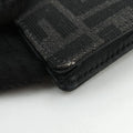 FF Logo Baguette slim Black x Gray canvas×Leather 7M0295 7M0295 A9ZL 218-0059FFロゴ バゲット スリム ブラック×グレー キャンバス ×レザー 7M0295 7M0295 A9ZL 218-0059