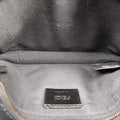 FF Logo Baguette slim Black x Gray canvas×Leather 7M0295 7M0295 A9ZL 218-0059FFロゴ バゲット スリム ブラック×グレー キャンバス ×レザー 7M0295 7M0295 A9ZL 218-0059