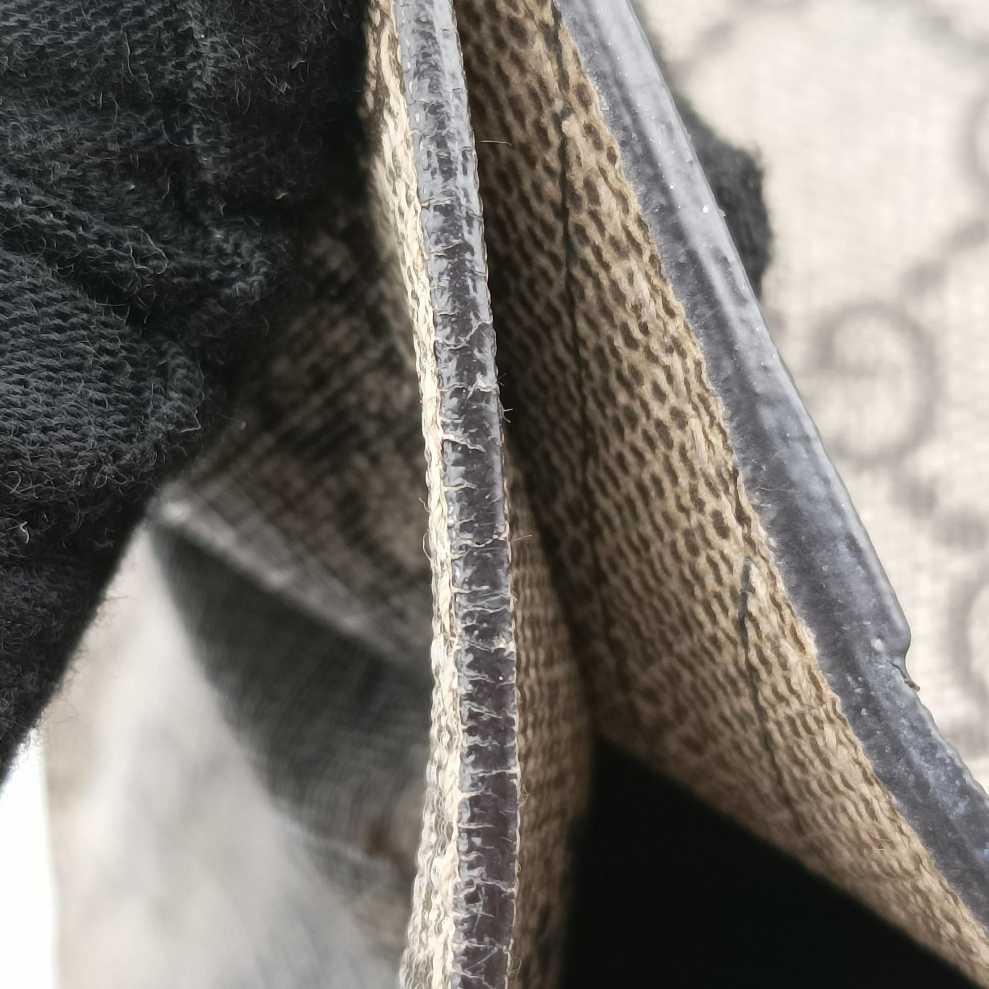 Hourglass Hacker Project Brown PVC coated canvas 681697 C036235430アワーグラス ハッカープロジェクト ブラウン PVCコーティングキャンバス 681697 C036235430